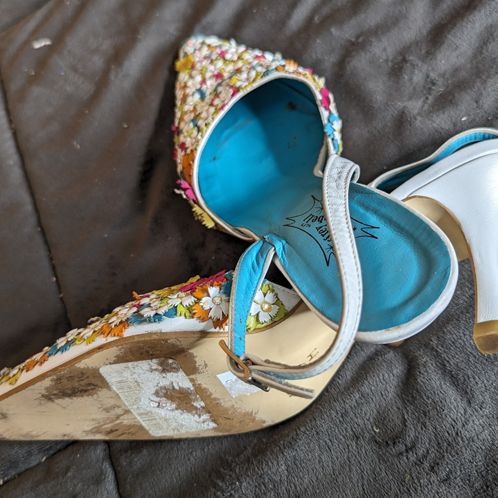 Unique flower shoes